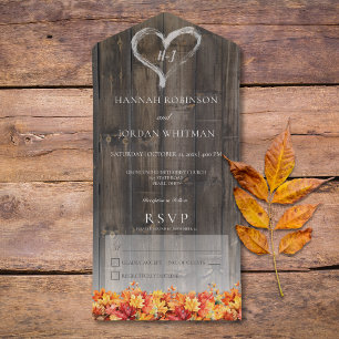 Rustic Barnwood & Fall Deixa Sem Janto