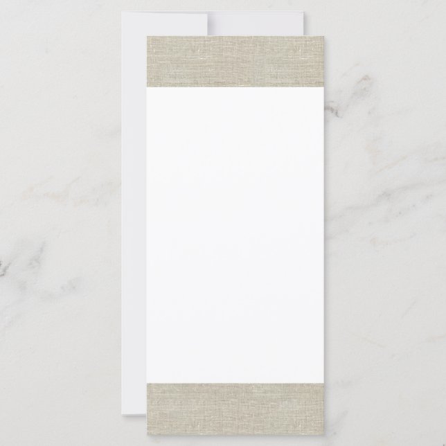 Rustic Beige Linen Impressa (Frente)