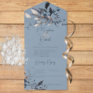 Rustic Blue Foliage Blue