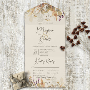 Rustic Boho Fall Wildflower Tan Janto