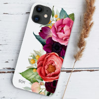 Rustic Boho Floral com Monograma