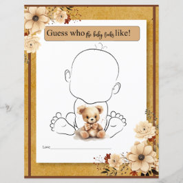 Rustic Boho Floral Que Bebê Parecerá Jogo