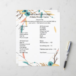 Rustic Boho O Que Está no Seu Bolsa Jogo de Chá de