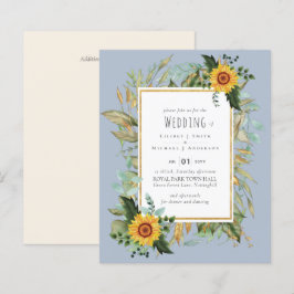 Rustic BOHO Sunflower Casamento Verde