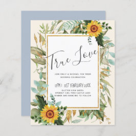 Rustic BOHO Sunflower Casamento Verde