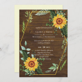 Rustic BOHO Sunflower Casamento Verde