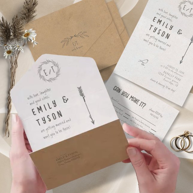 Rustic Boho Wedding ID1109 (Criador carregado)