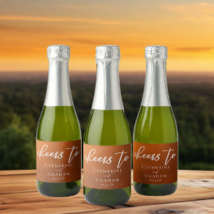 Rustic Burnt Orange Boho Autumn Casamento Mini