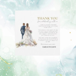 Rustic Classic Boho Floral Obrigado