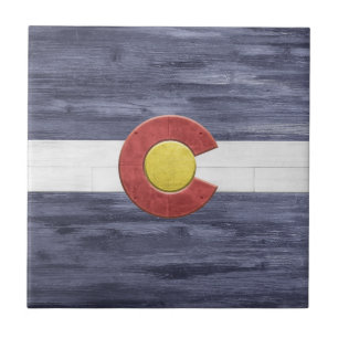 Rustic Colorado Flag