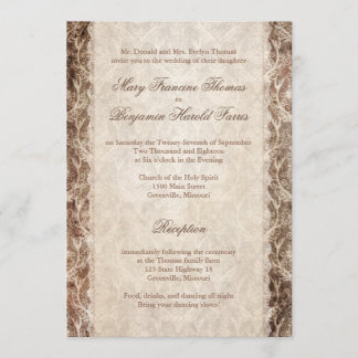 Rustic Country Antler + Convites De Casamento De L