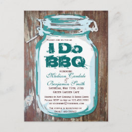 Rustic Country Mason Jar I Faz Cartões Postais De 