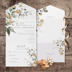 Rustic Delicate Tan Fall Wildflower Sem Janto
