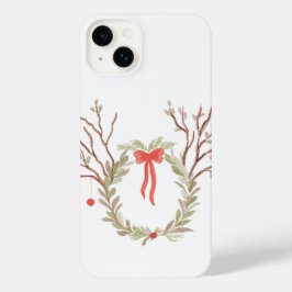Rustic Elegant watercolor Xmas phone case