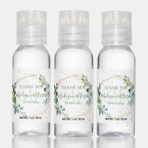 Rustic Eucalyptus Greenery Obrigado