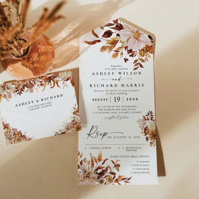 Rustic Fall Deixa Casamento (Criador carregado)