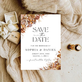 Rustic Fall Deixa O Cartão Data