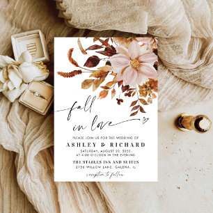 Rustic Fall Deixa O Convite De Casamento