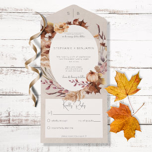 Rustic Fall Floral e Sai Sem Janto