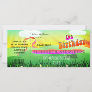 Rustic Festival Modern Birthday