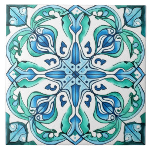 Rustic Green Azulejo