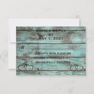 Rustic Hearts RSVP