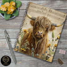 Rustic Highland Cow