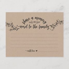 Rustic Kraft compartilha cartão de memória