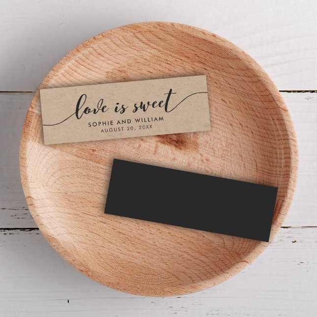 Rustic Kraft Relax Script Casamento O Amor é Doce (Criador carregado)