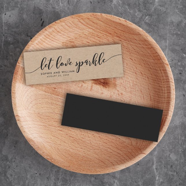 Rustic Kraft Relaxa Casamento de Script Let Love S (Criador carregado)