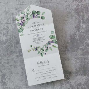 Rustic Lavender and Eucalyptus Wedding