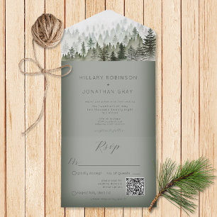 Rustic Mountain Mist Forest Green Code