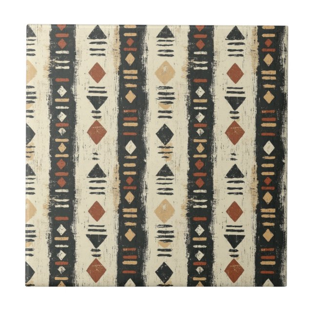 Rustic Mudcloth Geometric Pattern (4) (Frente)