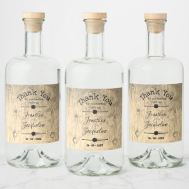 Rustic Obrigado Dando Nomes De Escritura Casamento