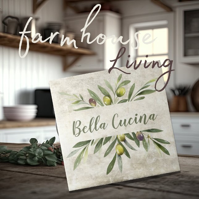 Rustic Olive & Branches Bella Cucina (Criador carregado)