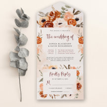Rustic Orange Boho | Casamento com Blush Watercolo