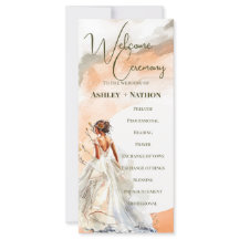 Rustic Orange Boho sunset Cerimônia de Casamento d