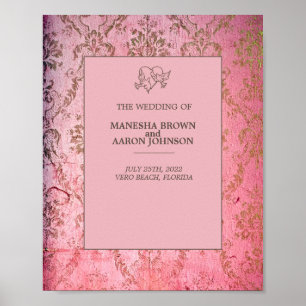 RUSTIC PINK - Poster de Casamento