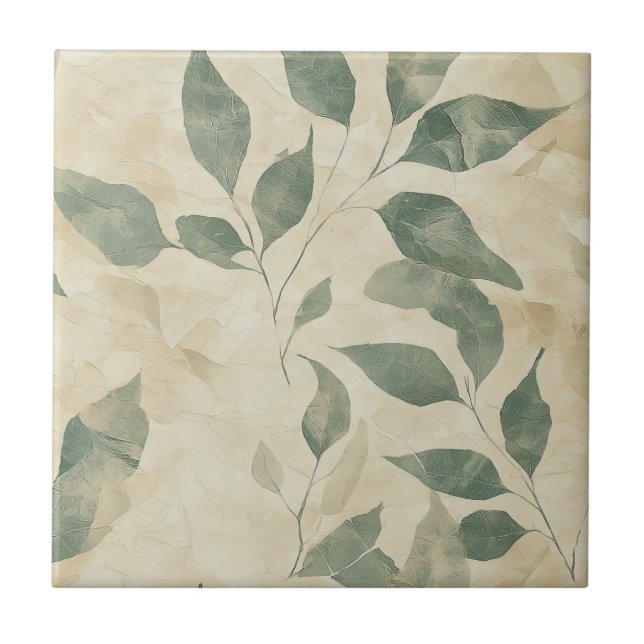 Rustic Pressed Leaves Pattern– Autumn Botanical 11 (Frente)