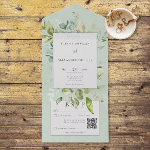Rustic Sage Natural Greenerence Código QR