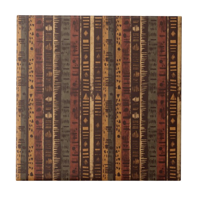 Rustic Southwestern Stripe Pattern (5) (Frente)