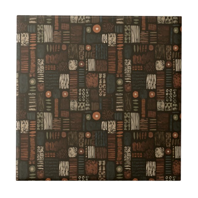 Rustic Southwestern Stripe Pattern (8) (Frente)