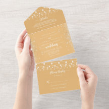 Rustic String Lights Calliografia Casamento Amarel