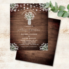 Rustic String Lights Mason Jar Weditation