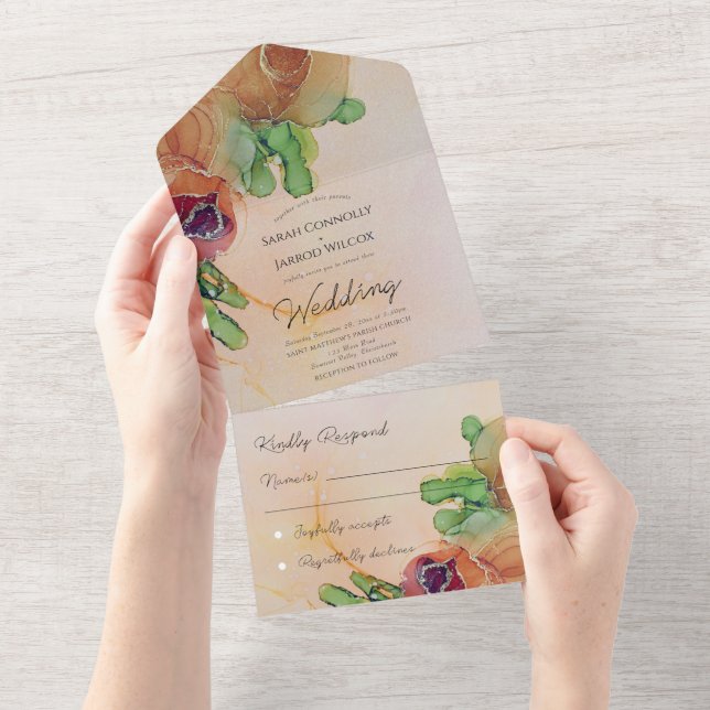 Rustic Terracotta Floral Wedding (Tearaway)