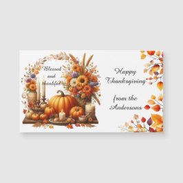 Rustic Thankanding Pumpkin Watercolor Autumn