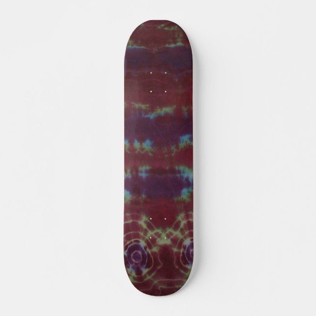 Rustic Tie Dye Skateboard (Frente)