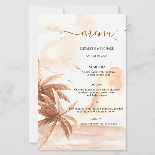 Rustic Tropical Palm (Frente)