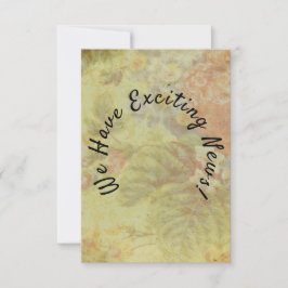 Rustic Vintage Floral Salvar A Data