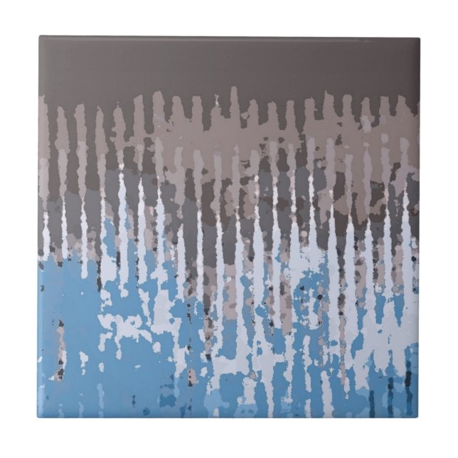 Rustic Weathered/ Brown Blue Design (Frente)